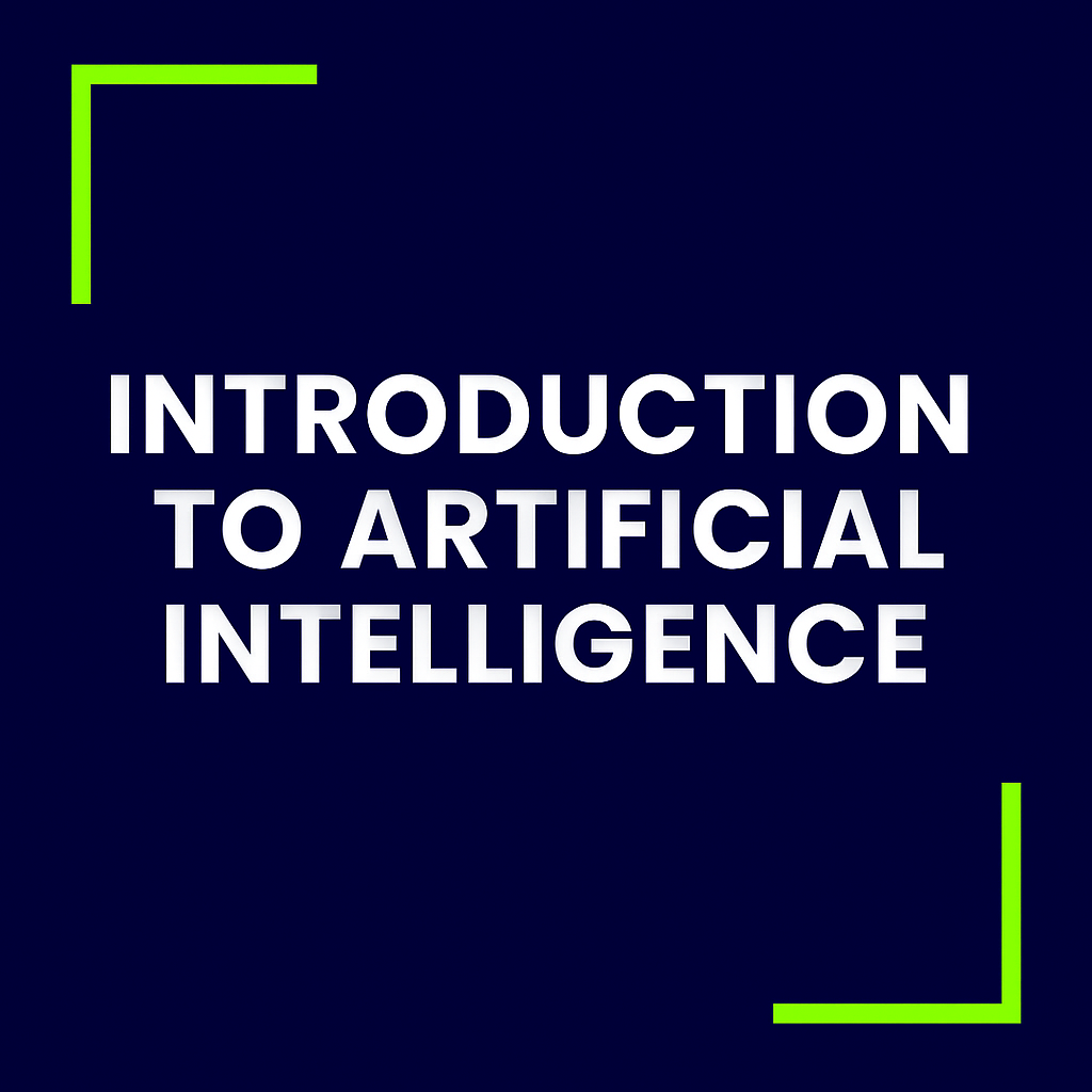 Introduction to AI